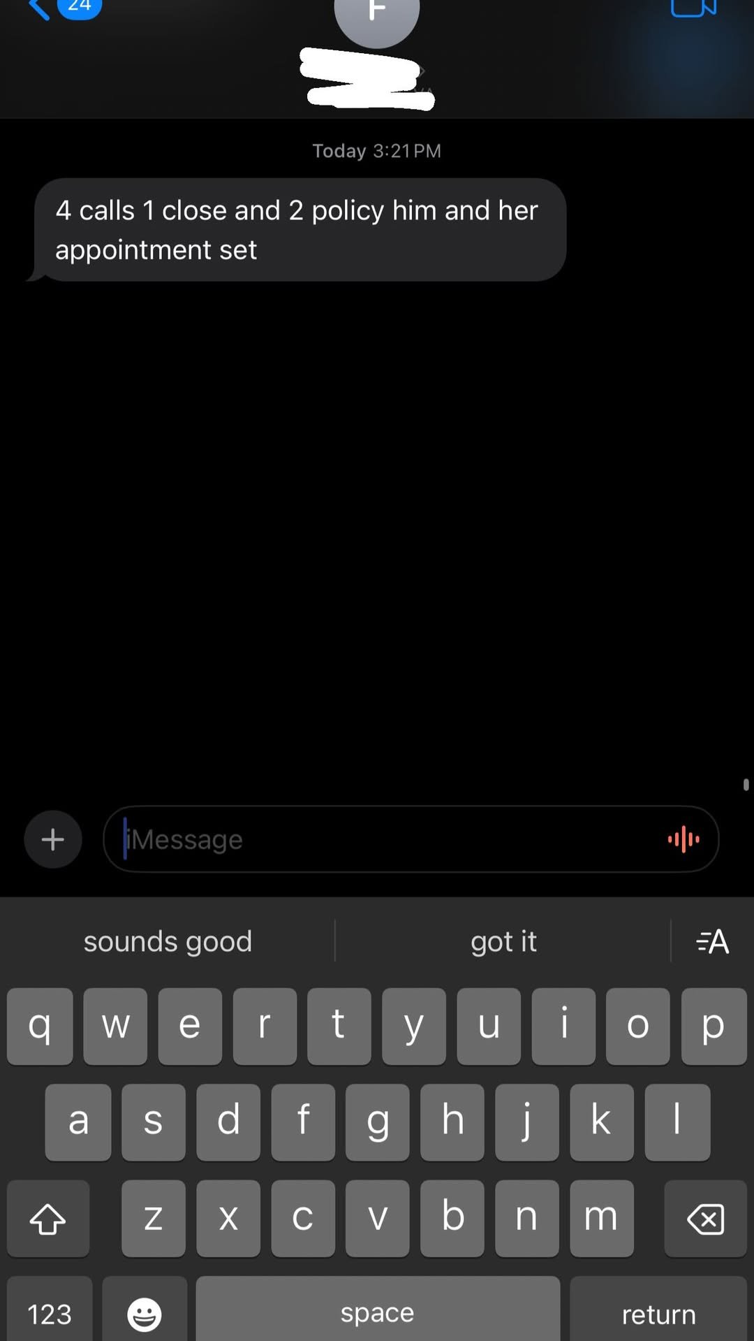 Customer review from SCREENSHOT